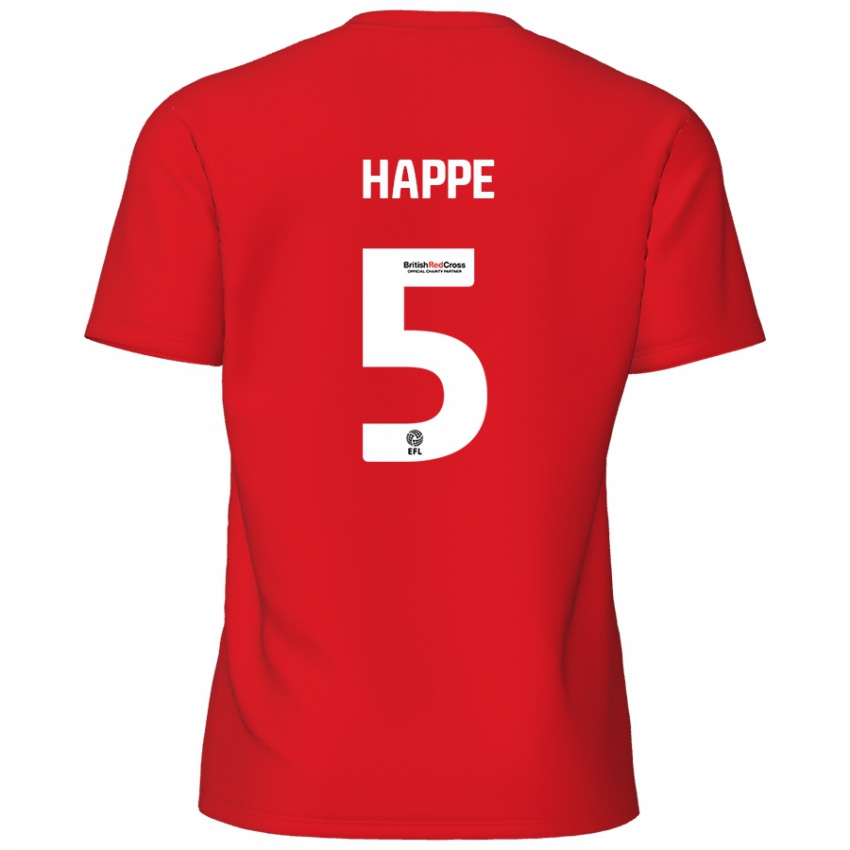 Kinder Dan Happe #5 Rot Heimtrikot Trikot 2024/25 T-Shirt Schweiz