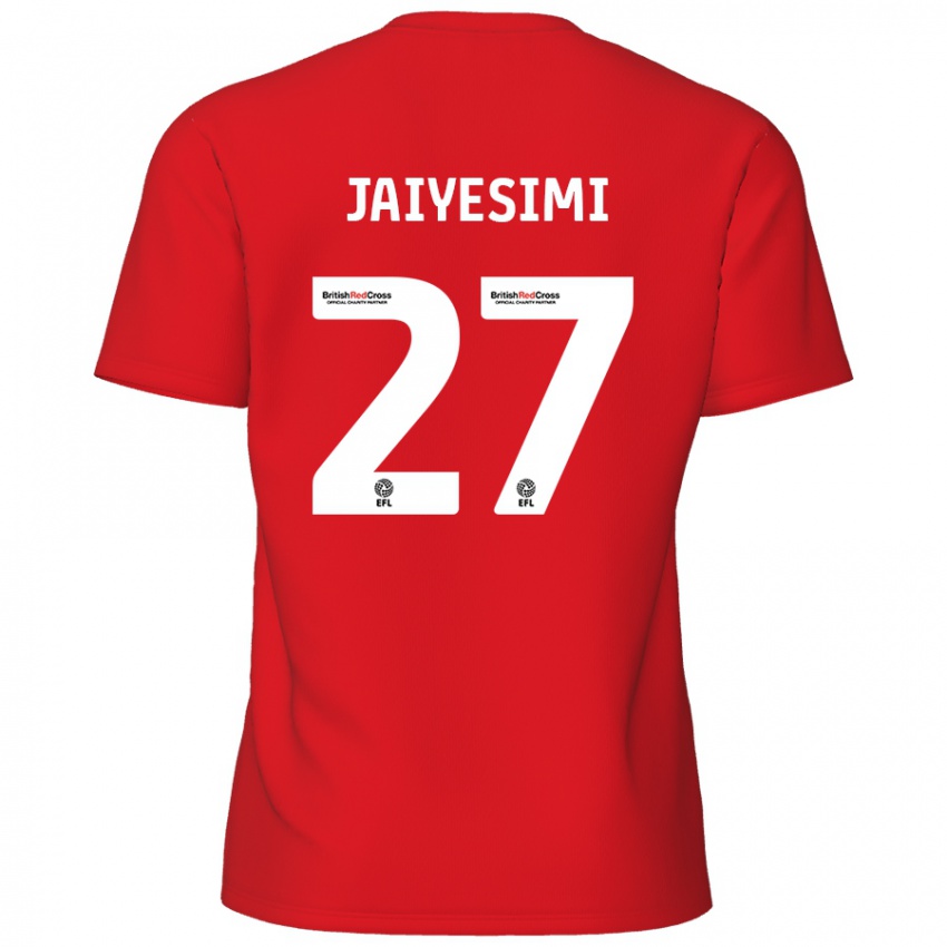 Enfant Maillot Diallang Jaiyesimi #27 Rouge Tenues Domicile 2024/25 T-Shirt Suisse