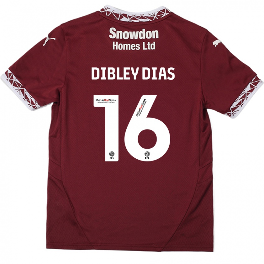 Kinder Matt Dibley-Dias #16 Burgundrot Heimtrikot Trikot 2024/25 T-Shirt Schweiz