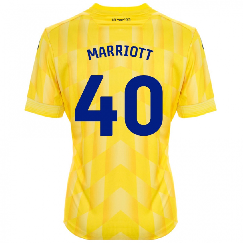 Kinder Monty Marriott #40 Gelb Heimtrikot Trikot 2024/25 T-Shirt Schweiz