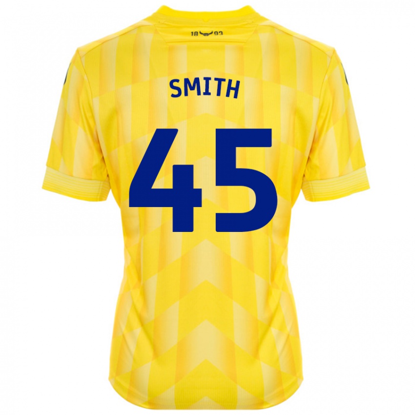 Kinder Max Smith #45 Gelb Heimtrikot Trikot 2024/25 T-Shirt Schweiz