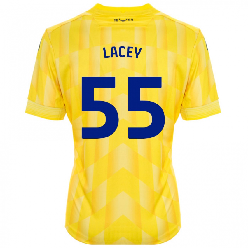 Kinder Aaron Lacey #55 Gelb Heimtrikot Trikot 2024/25 T-Shirt Schweiz