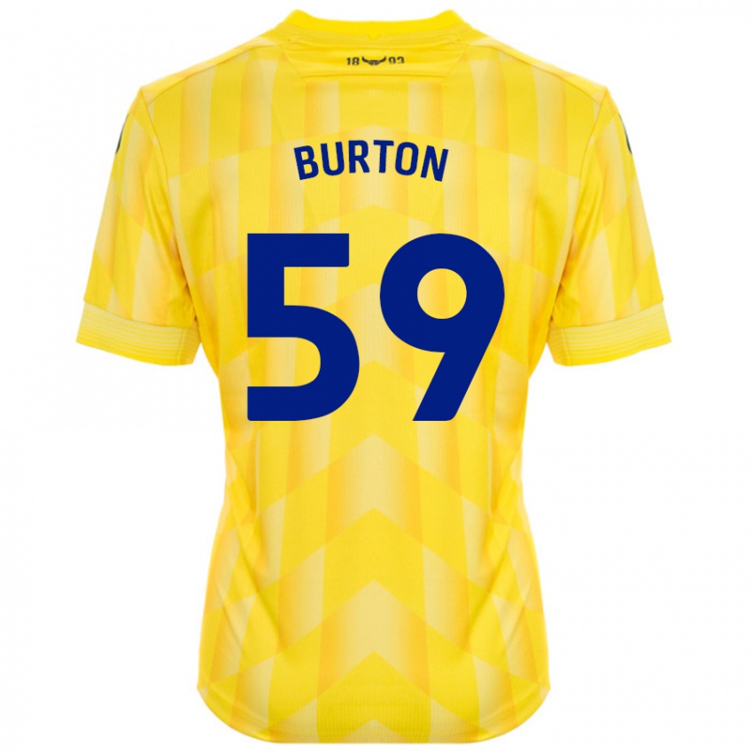 Kinder Kasway Burton #59 Gelb Heimtrikot Trikot 2024/25 T-Shirt Schweiz