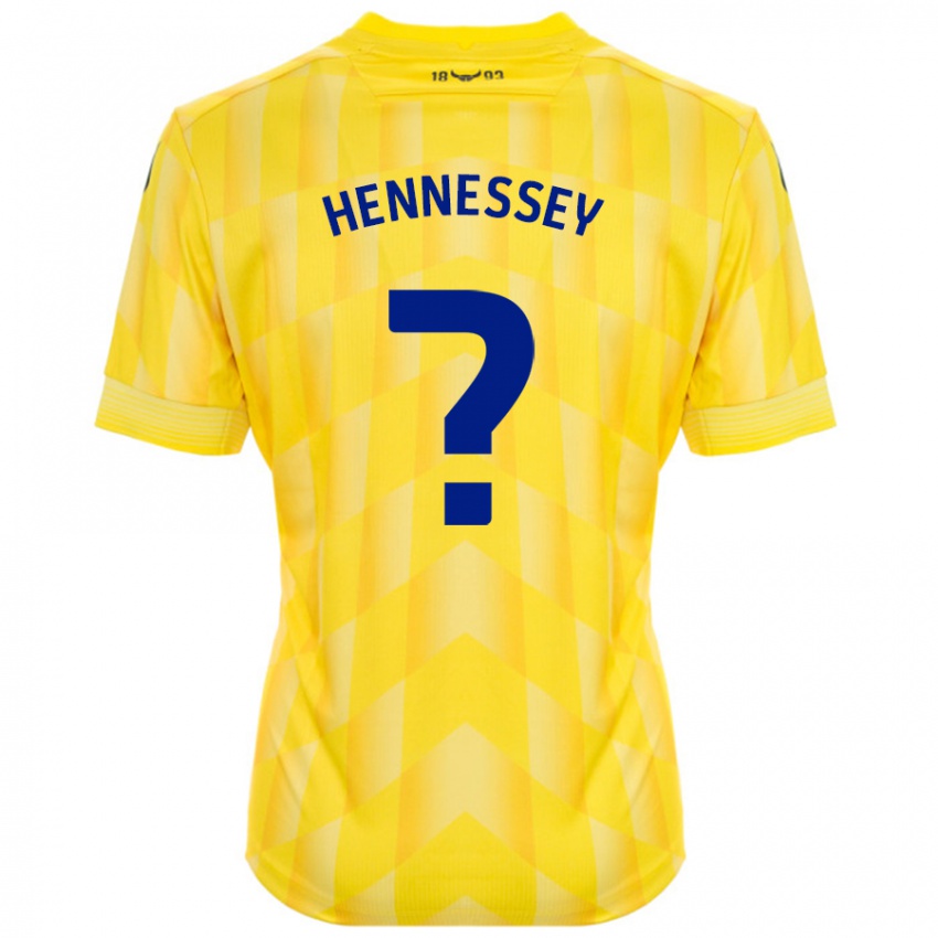 Kinder Laura Hennessey #0 Gelb Heimtrikot Trikot 2024/25 T-Shirt Schweiz