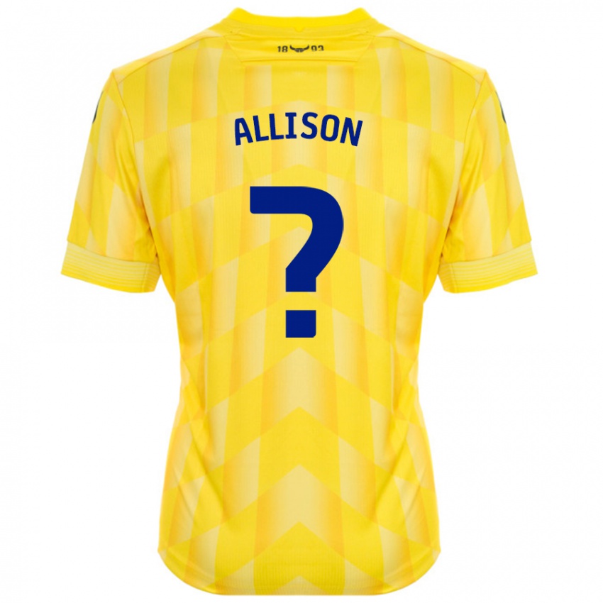 Kinder Lauren Allison #0 Gelb Heimtrikot Trikot 2024/25 T-Shirt Schweiz