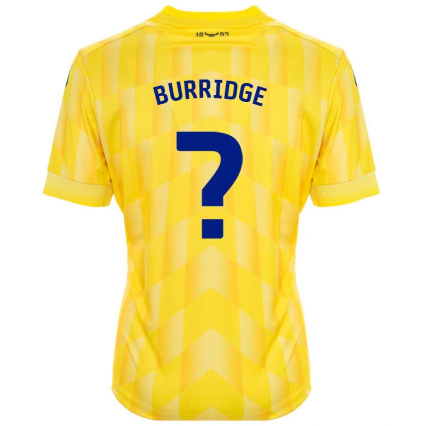 Kinder Leah Burridge #0 Gelb Heimtrikot Trikot 2024/25 T-Shirt Schweiz