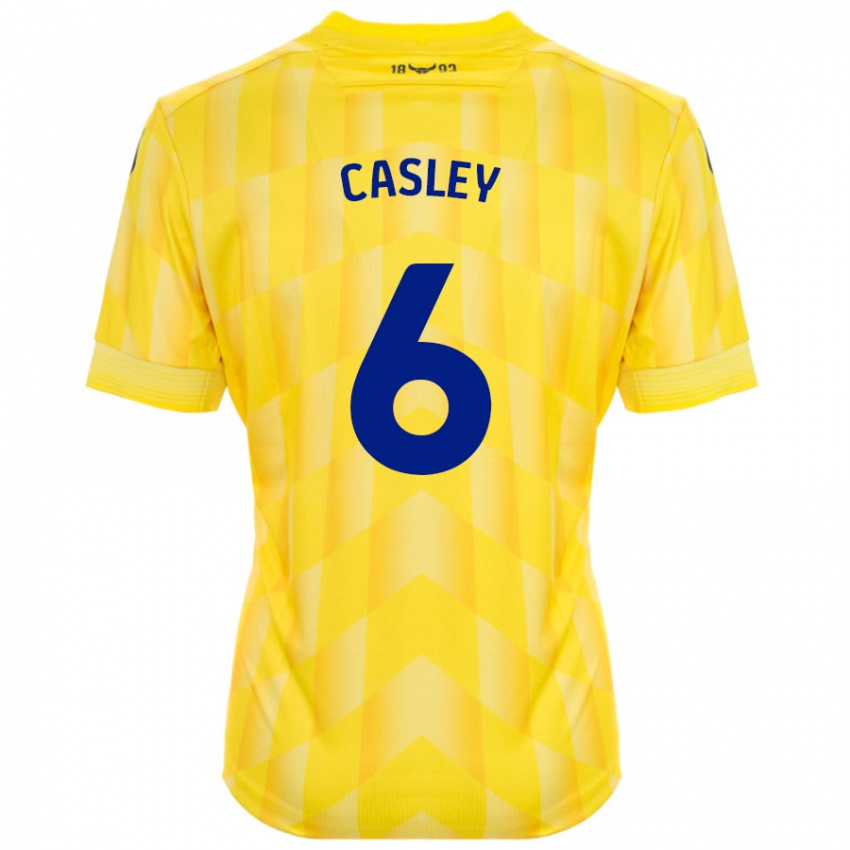 Kinder Riva Casley #6 Gelb Heimtrikot Trikot 2024/25 T-Shirt Schweiz