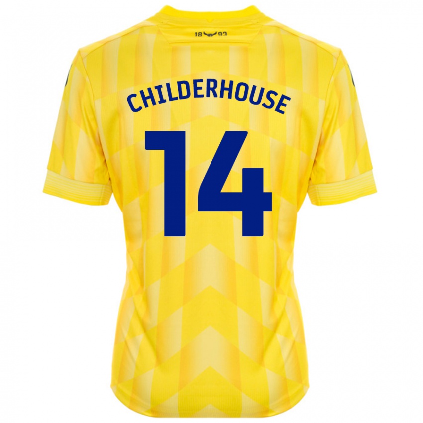 Kinder Molly Childerhouse #14 Gelb Heimtrikot Trikot 2024/25 T-Shirt Schweiz