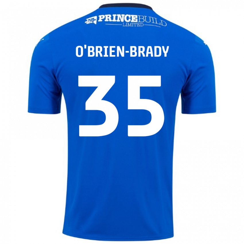 Kinder Donay O'brien-Brady #35 Blau Weiß Heimtrikot Trikot 2024/25 T-Shirt Schweiz