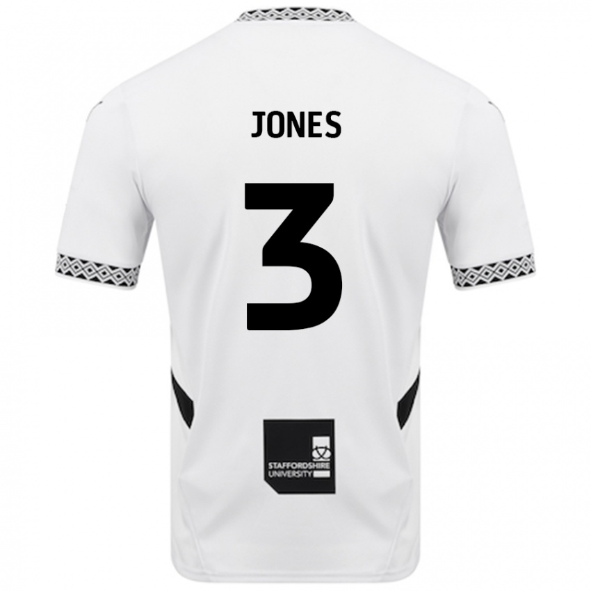 Kinder Dan Jones #3 Weiß Heimtrikot Trikot 2024/25 T-Shirt Schweiz