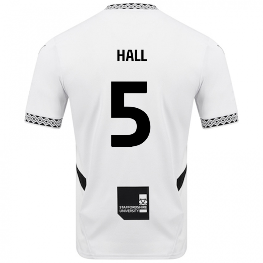 Kinder Connor Hall #5 Weiß Heimtrikot Trikot 2024/25 T-Shirt Schweiz