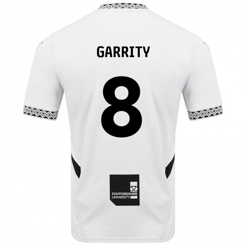 Kinder Ben Garrity #8 Weiß Heimtrikot Trikot 2024/25 T-Shirt Schweiz