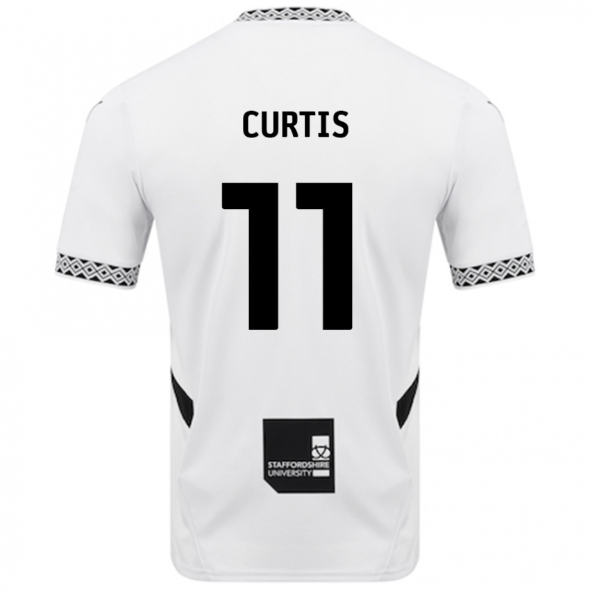 Kinder Ronan Curtis #11 Weiß Heimtrikot Trikot 2024/25 T-Shirt Schweiz