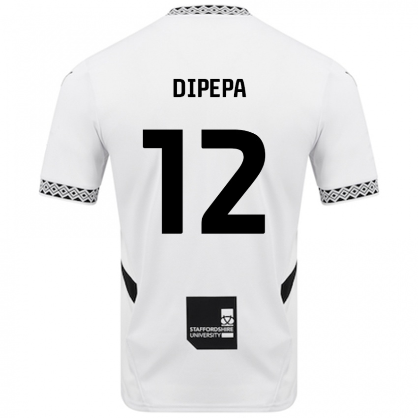 Kinder Baylee Dipepa #12 Weiß Heimtrikot Trikot 2024/25 T-Shirt Schweiz