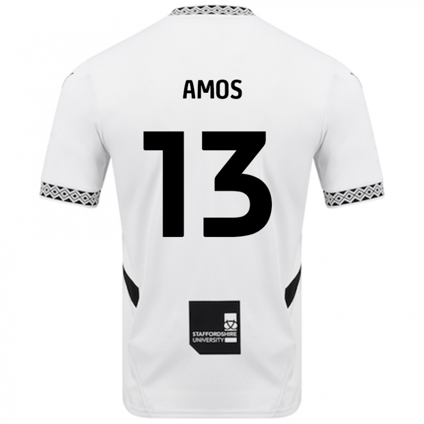 Kinder Ben Amos #13 Weiß Heimtrikot Trikot 2024/25 T-Shirt Schweiz