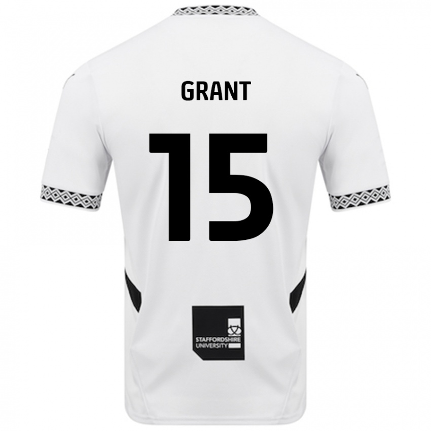 Kinder Conor Grant #15 Weiß Heimtrikot Trikot 2024/25 T-Shirt Schweiz