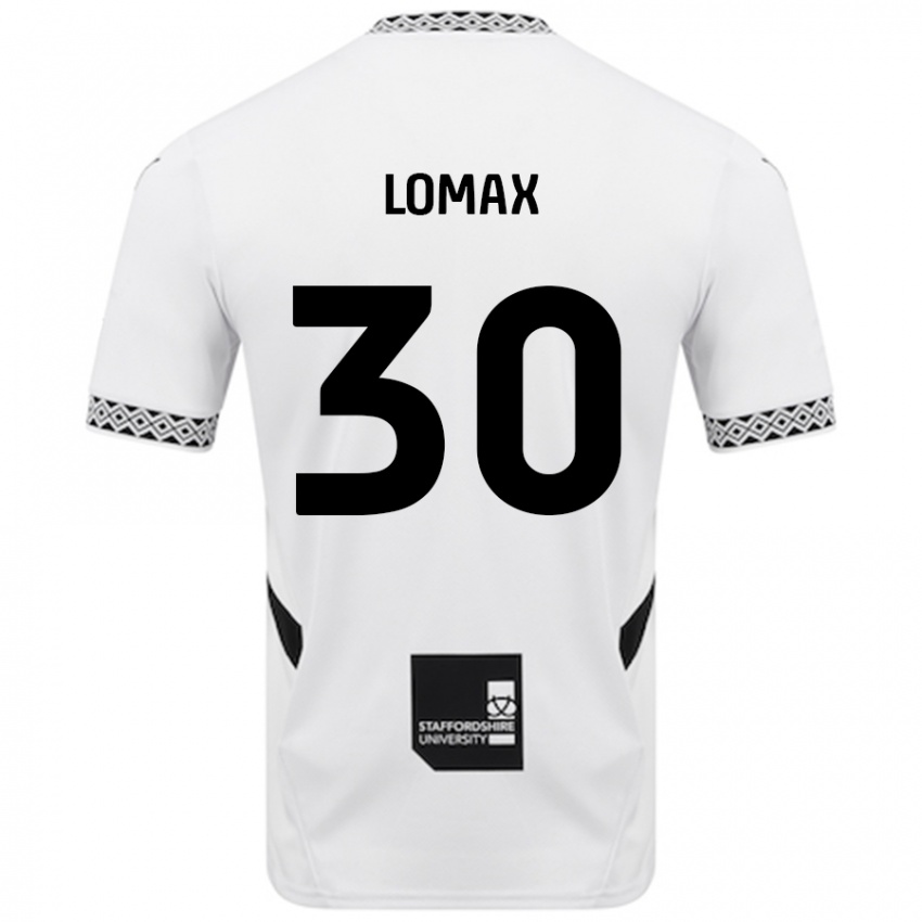 Kinder Ben Lomax #30 Weiß Heimtrikot Trikot 2024/25 T-Shirt Schweiz