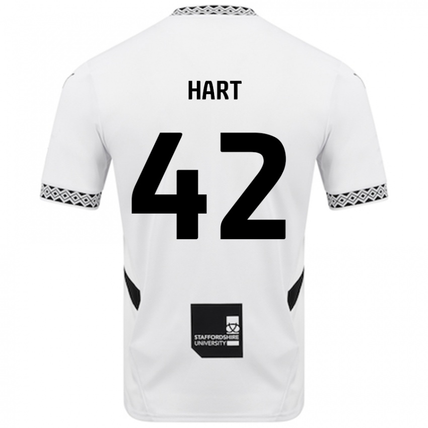 Kinder Sam Hart #42 Weiß Heimtrikot Trikot 2024/25 T-Shirt Schweiz