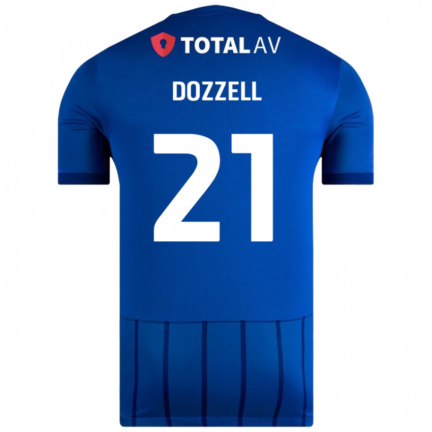 Kinder Andre Dozzell #21 Blau Heimtrikot Trikot 2024/25 T-Shirt Schweiz