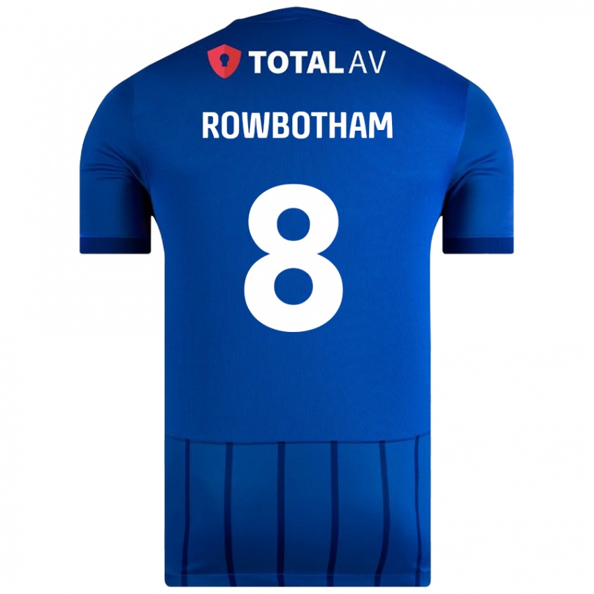 Kinder Ava Rowbotham #8 Blau Heimtrikot Trikot 2024/25 T-Shirt Schweiz