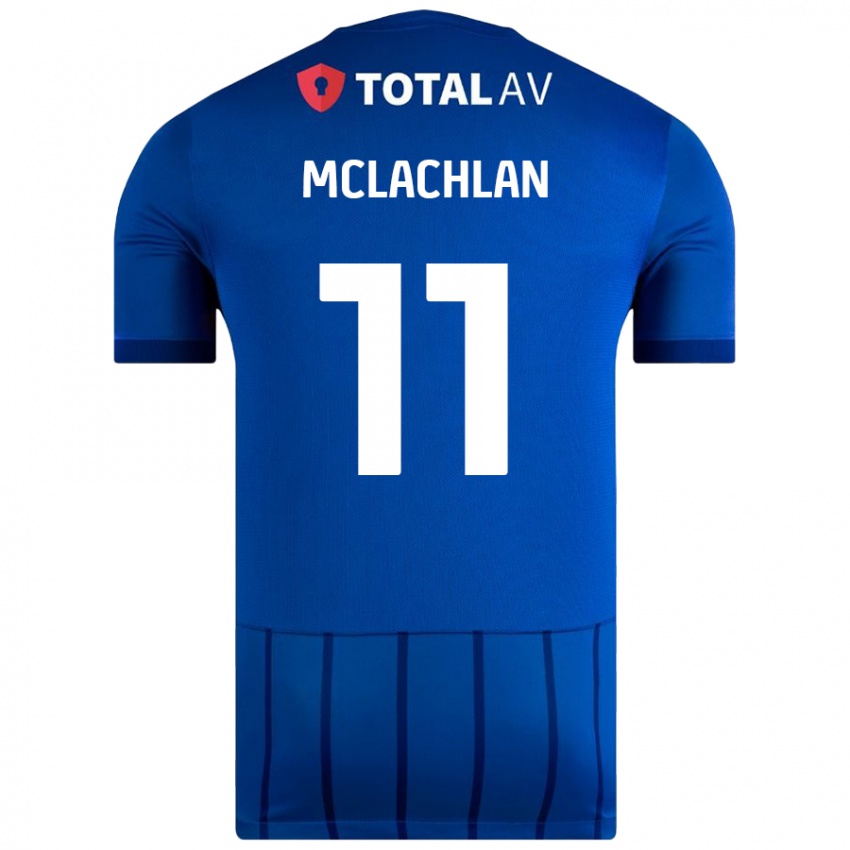 Kinder Daisy Mclachlan #11 Blau Heimtrikot Trikot 2024/25 T-Shirt Schweiz