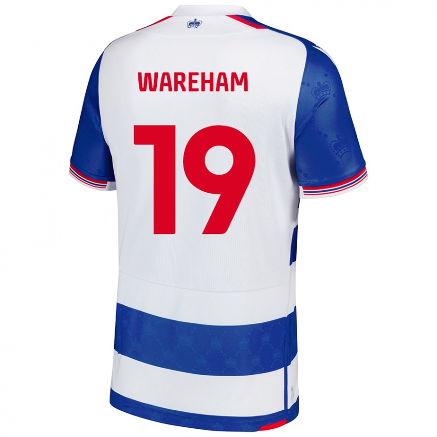 Kinder Jayden Wareham #19 Blau Weiß Heimtrikot Trikot 2024/25 T-Shirt Schweiz