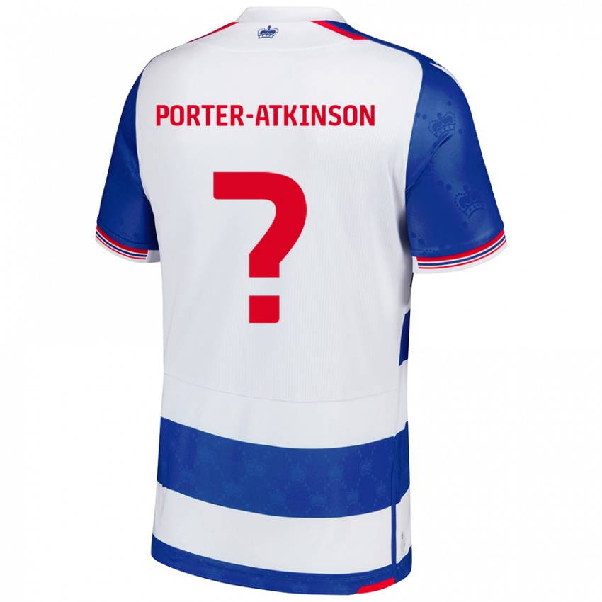 Kinder Jayden Porter-Atkinson #0 Blau Weiß Heimtrikot Trikot 2024/25 T-Shirt Schweiz