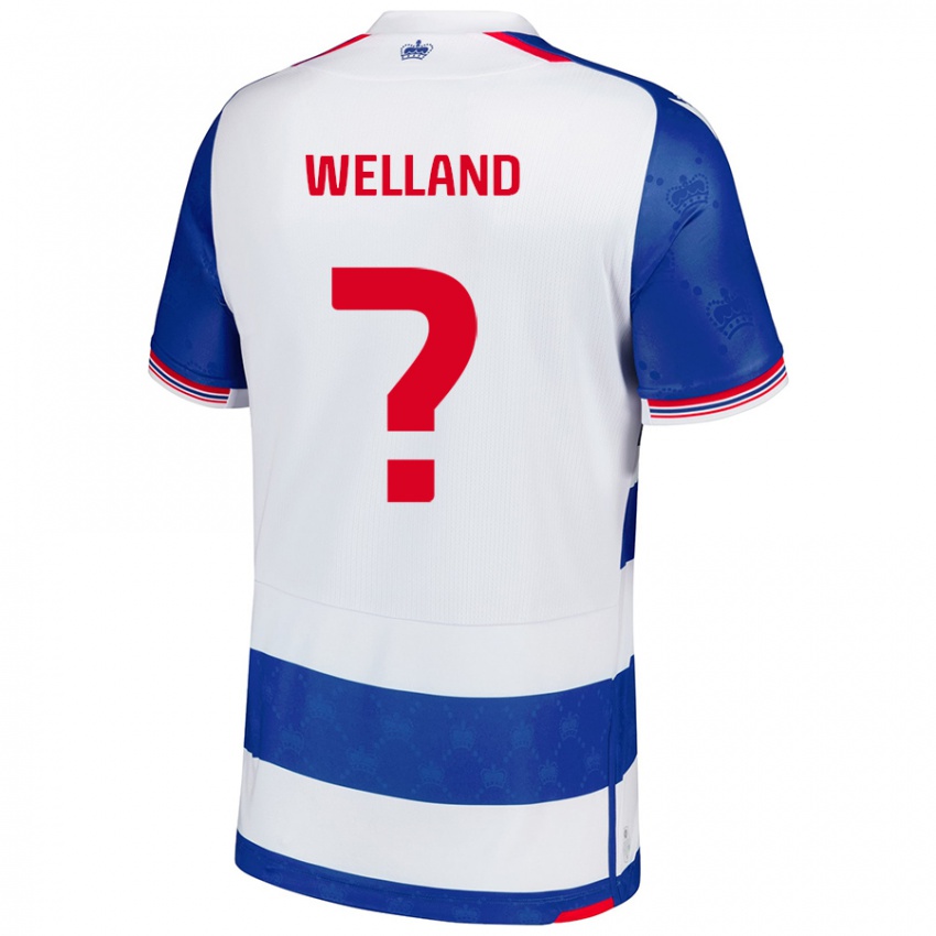 Kinder Josh Welland #0 Blau Weiß Heimtrikot Trikot 2024/25 T-Shirt Schweiz