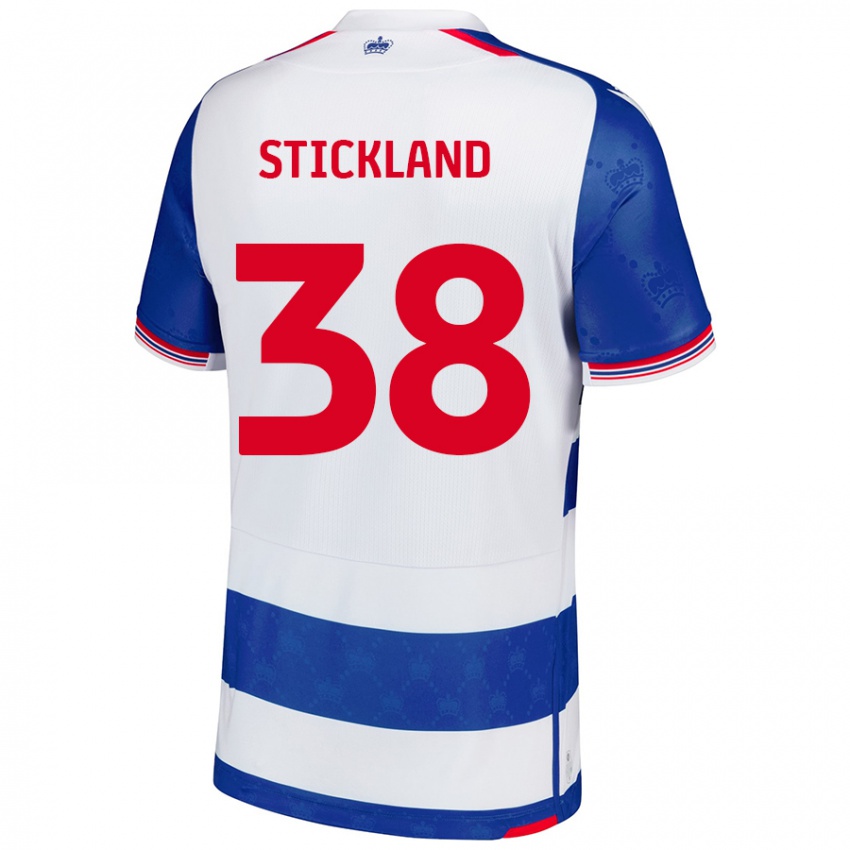 Kinder Michael Stickland #38 Blau Weiß Heimtrikot Trikot 2024/25 T-Shirt Schweiz