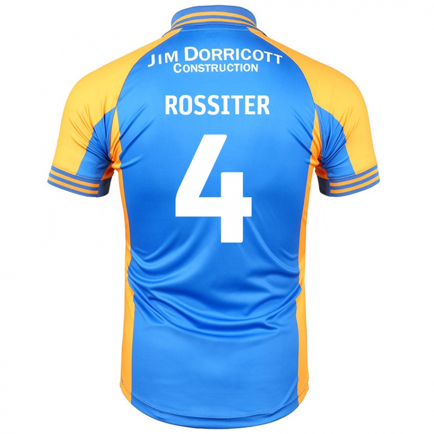 Kinder Jordan Rossiter #4 Blau Bernstein Heimtrikot Trikot 2024/25 T-Shirt Schweiz