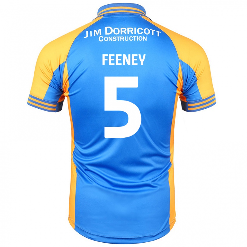 Kinder Morgan Feeney #5 Blau Bernstein Heimtrikot Trikot 2024/25 T-Shirt Schweiz