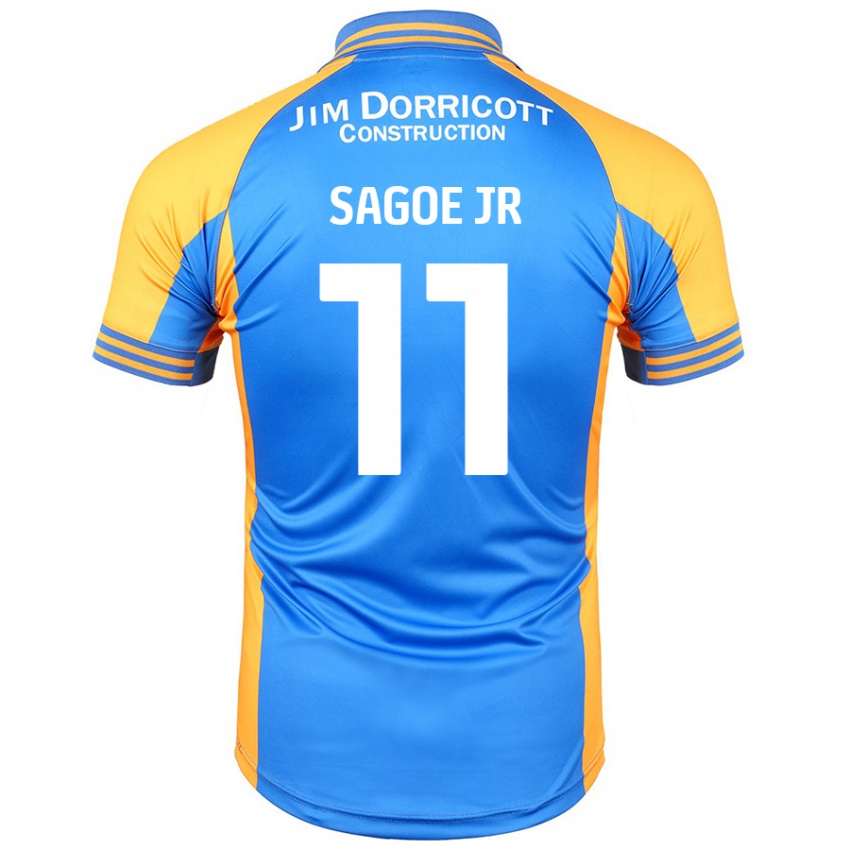 Kinder Charles Sagoe Jr #11 Blau Bernstein Heimtrikot Trikot 2024/25 T-Shirt Schweiz