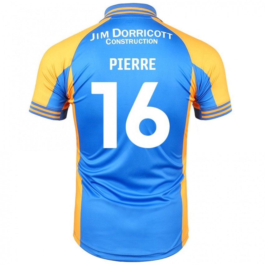 Kinder Aaron Pierre #16 Blau Bernstein Heimtrikot Trikot 2024/25 T-Shirt Schweiz