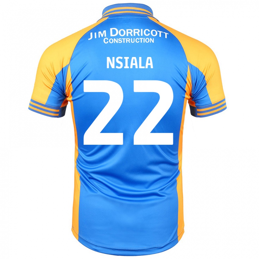 Kinder Toto Nsiala #22 Blau Bernstein Heimtrikot Trikot 2024/25 T-Shirt Schweiz