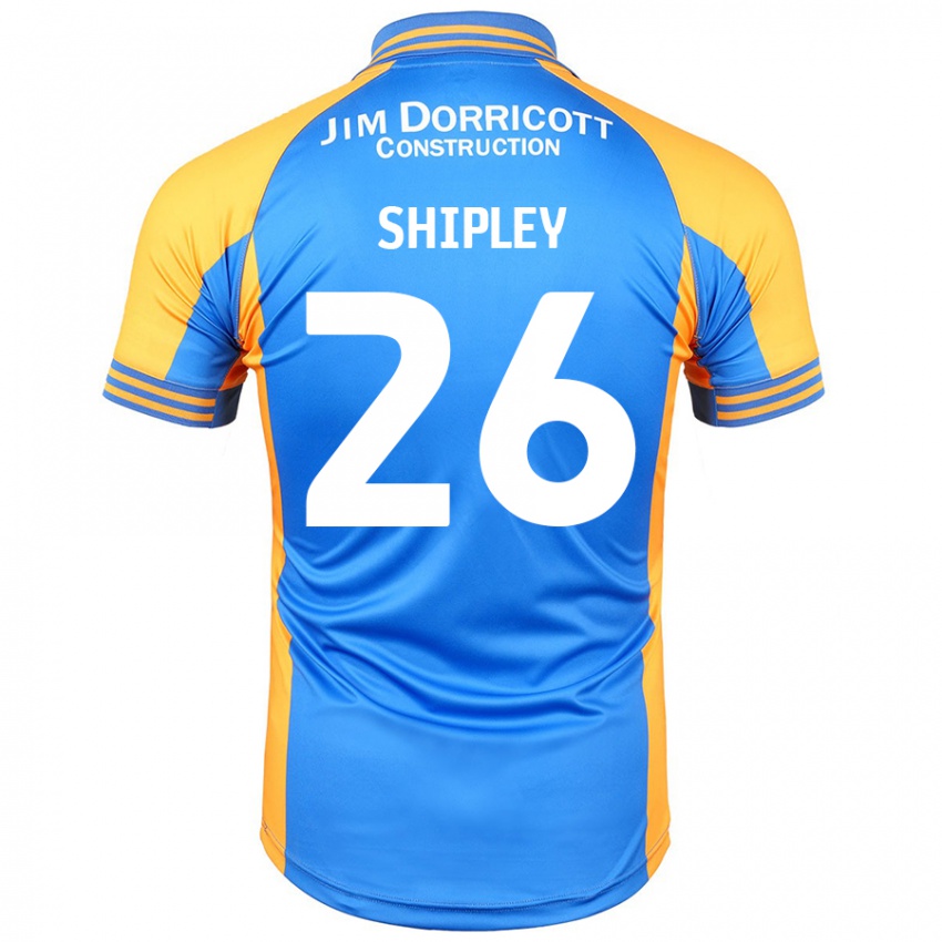 Kinder Jordan Shipley #26 Blau Bernstein Heimtrikot Trikot 2024/25 T-Shirt Schweiz