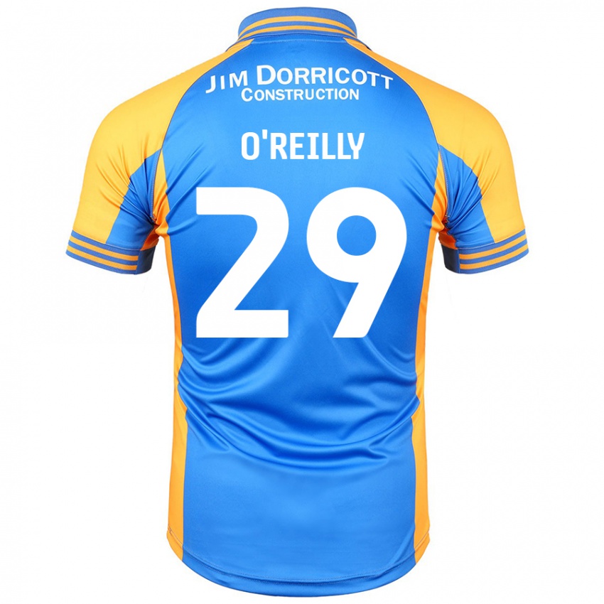 Kinder Tommi O'reilly #29 Blau Bernstein Heimtrikot Trikot 2024/25 T-Shirt Schweiz