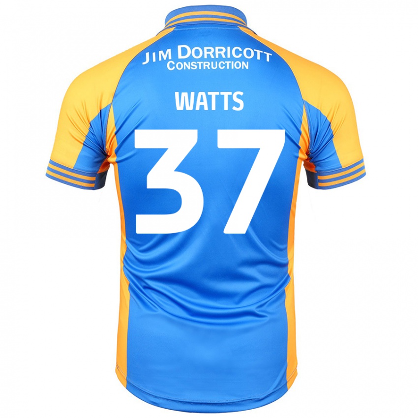 Kinder Harvey Watts #37 Blau Bernstein Heimtrikot Trikot 2024/25 T-Shirt Schweiz