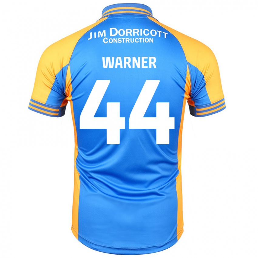 Kinder James Warner #44 Blau Bernstein Heimtrikot Trikot 2024/25 T-Shirt Schweiz