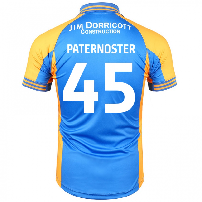 Kinder Vladimir Paternoster #45 Blau Bernstein Heimtrikot Trikot 2024/25 T-Shirt Schweiz