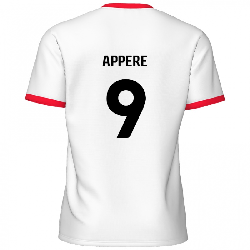 Kinder Louis Appéré #9 Weiß Rot Heimtrikot Trikot 2024/25 T-Shirt Schweiz