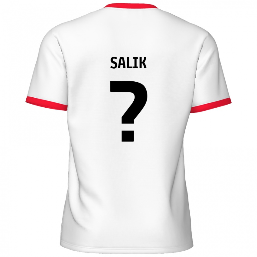 Kinder Tanil Salik #0 Weiß Rot Heimtrikot Trikot 2024/25 T-Shirt Schweiz