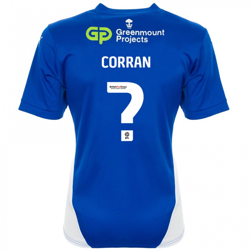 Kinder Matthew Corran #0 Blau Weiß Heimtrikot Trikot 2024/25 T-Shirt Schweiz