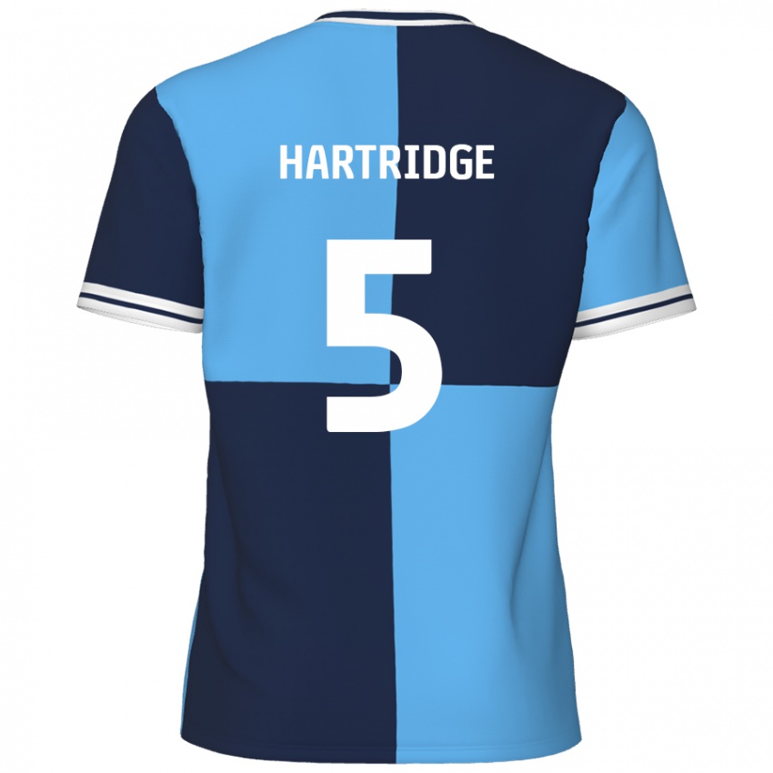 Kinder Alex Hartridge #5 Himmelblau Dunkelblau Heimtrikot Trikot 2024/25 T-Shirt Schweiz