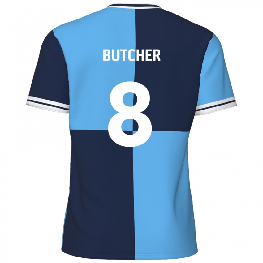 Kinder Matt Butcher #8 Himmelblau Dunkelblau Heimtrikot Trikot 2024/25 T-Shirt Schweiz