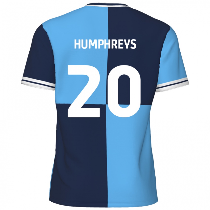 Kinder Cameron Humphreys #20 Himmelblau Dunkelblau Heimtrikot Trikot 2024/25 T-Shirt Schweiz