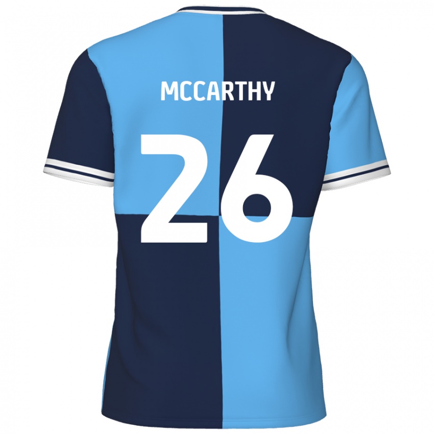 Kinder Jason Mccarthy #26 Himmelblau Dunkelblau Heimtrikot Trikot 2024/25 T-Shirt Schweiz