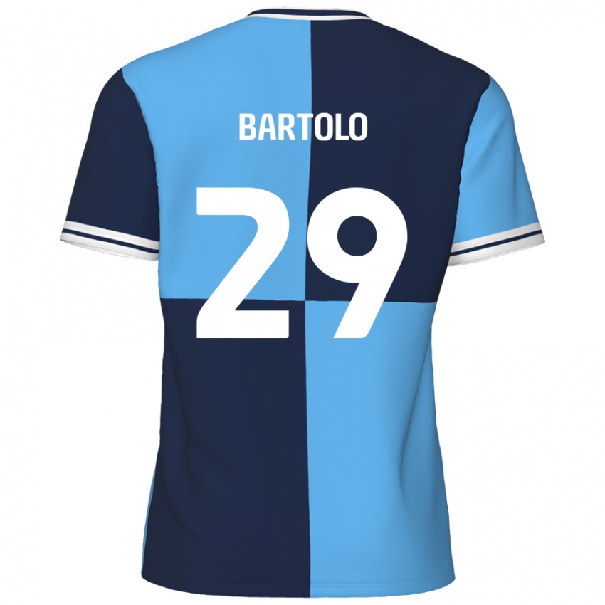 Kinder Jaiden Bartolo #29 Himmelblau Dunkelblau Heimtrikot Trikot 2024/25 T-Shirt Schweiz