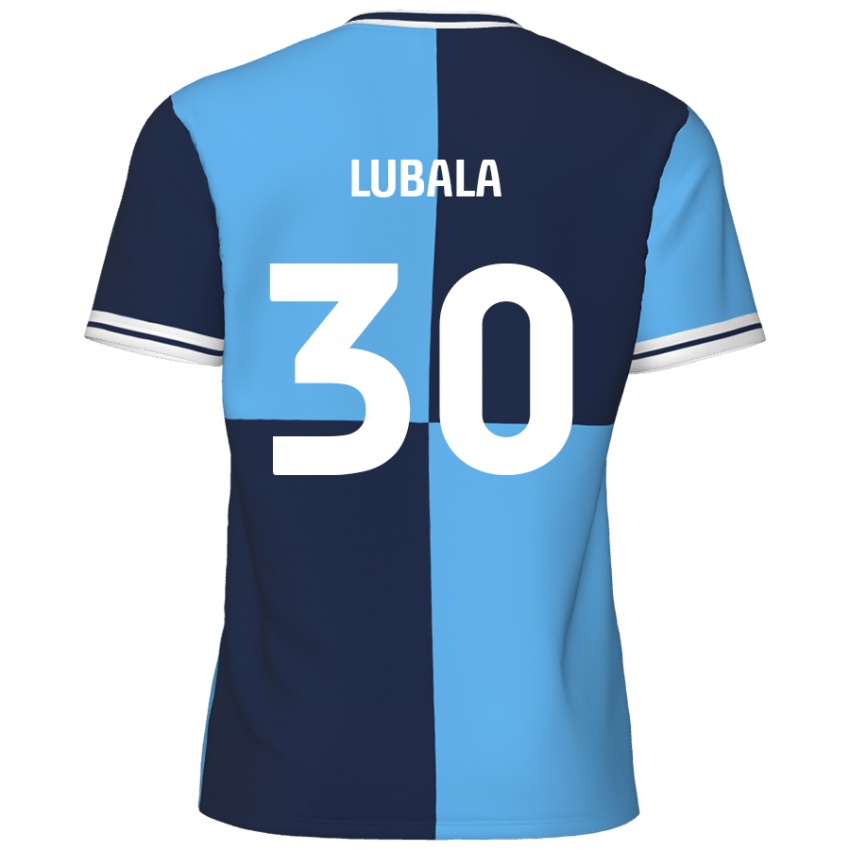 Kinder Bez Lubala #30 Himmelblau Dunkelblau Heimtrikot Trikot 2024/25 T-Shirt Schweiz