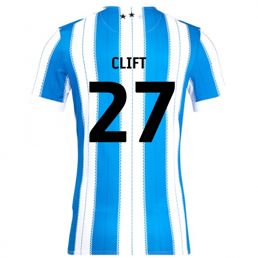 Kinder Cassidy Clift #27 Blau Weiß Heimtrikot Trikot 2024/25 T-Shirt Schweiz