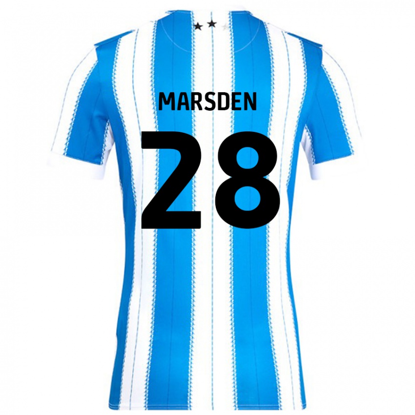 Kinder Brooke Marsden #28 Blau Weiß Heimtrikot Trikot 2024/25 T-Shirt Schweiz